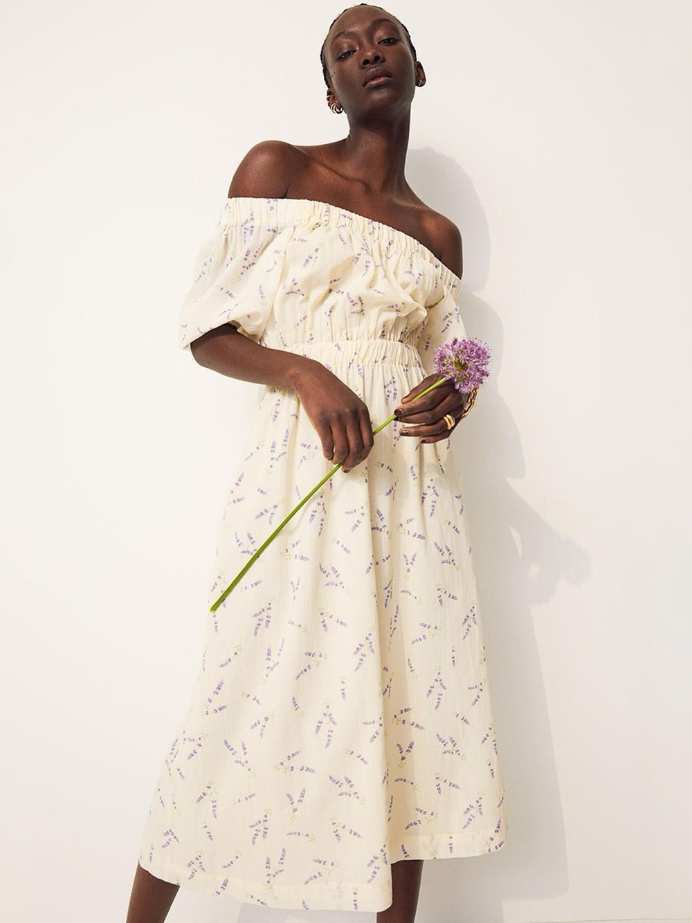 H&M | 100% cotton wildflower dress